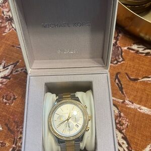 Michael Kors Gold and Silver Watch